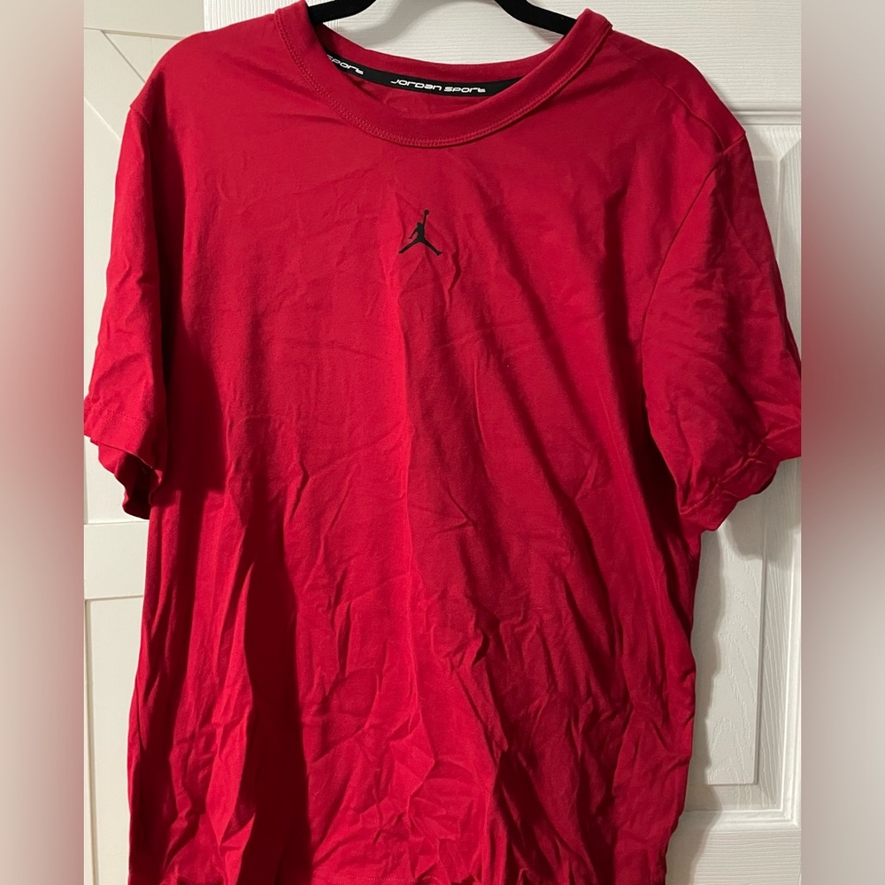 NWT- Jordan Sport Red Men's Dri-Fit Short Sleeve Tee
